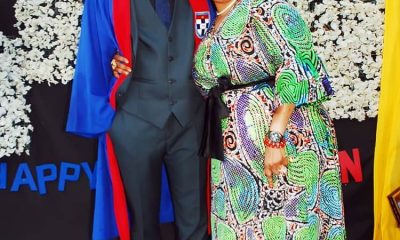Nollywood Star actress, Jaiye Kuti in ecstasy as son graduates from Afe Babalola University