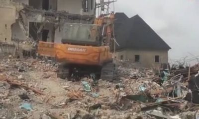 ‘My family homeless, Other Owners Dead," Says man whose ‘N300m’ mansion was pulled down in Lagos speaks