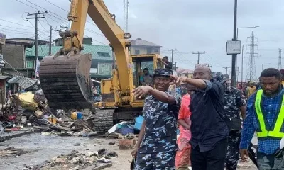 Panic As Traders, land Owners, developers protest demolition of shopping plaza in Lagos