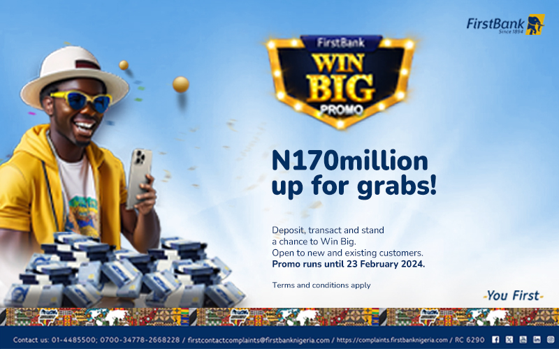 FIRSTBANK REWARDS CUSTOMERS WITH 170,000,000 WORTH OF CASH PRIZES IN ITS WIN BIG PROMO 