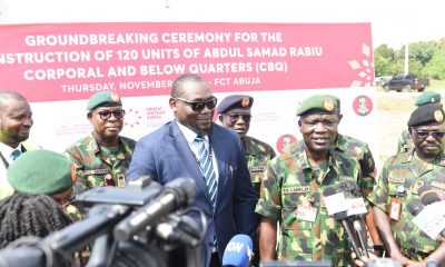 ASR AFRICA COMMENCES THE CONSTRUCTION OF A 2 BILLION NAIRA 120 UNITS OF FAMILY CORPORAL AND BELOW QUARTERS FOR THE NIGERIAN ARMY IN ABUJA