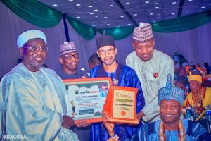 Engr Hassan Mohammed’s Humanitarian Efforts Recognized by Our Nigeria News Magazine*
Dedicates Award to Amb TY Buratai