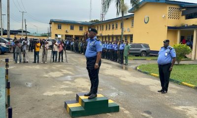 Rivers CP visits troubled Ahonda East charges Police men to fish out 2 Baba ,other criminals. By Ifeoma Ikem