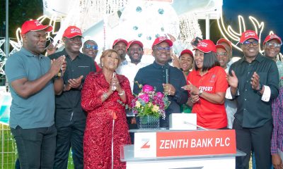 ZENITH BANK HERALDS THE CHRISTMAS AND YULETIDE SEASONS WITH AJOSE ADEOGUN STREET LIGHT-UP