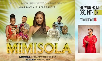 Sexy Actress, Akinola Adeshewa To Premiere New Movie, “Mimisola” In December 14th