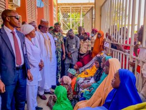 Matawalle Pays a visit to the unfortunate victims of the horrific bombing in Kaduna