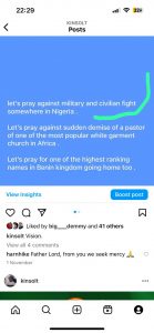 Kaduna Bombing: How Prophet Kingsley Warned Against Military/civilian Issue 