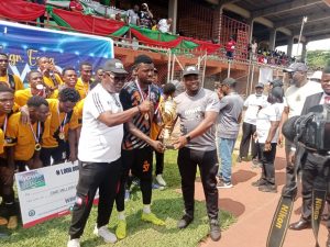 Foundation FC. Emerge winners of maiden Hon. Iyawe's football tourney
... competition to uncover talents- organiser
By Elvis Omoregie