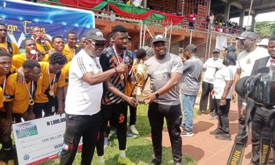 Foundation FC. Emerge winners of maiden Hon. Iyawe's football tourney ... competition to uncover talents- organiser By Elvis Omoregie
