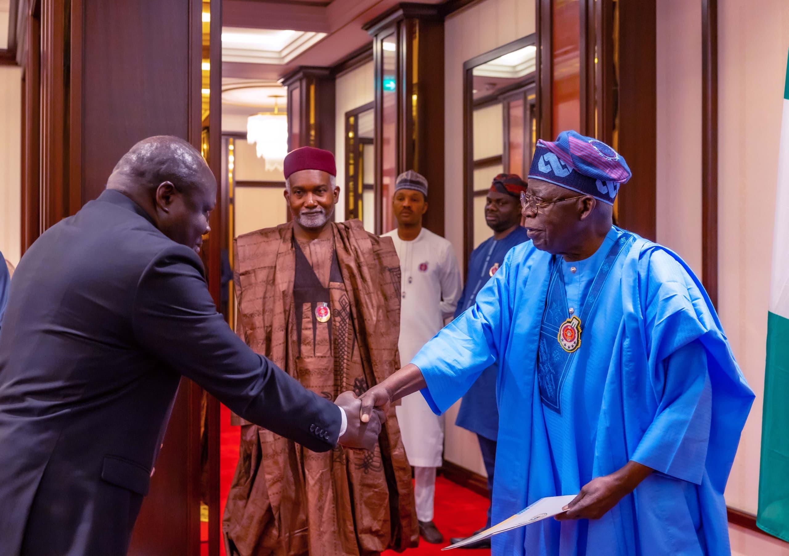 PRESIDENT TINUBU RECEIVES AMBASSADORS, MANDATES THEM TO FOCUS ON NEW INVESTMENT AND TRADE EXPANSION