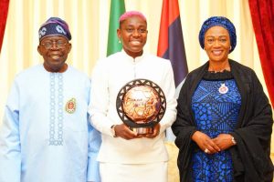 Tinubu Hosts Asisat Oshoala