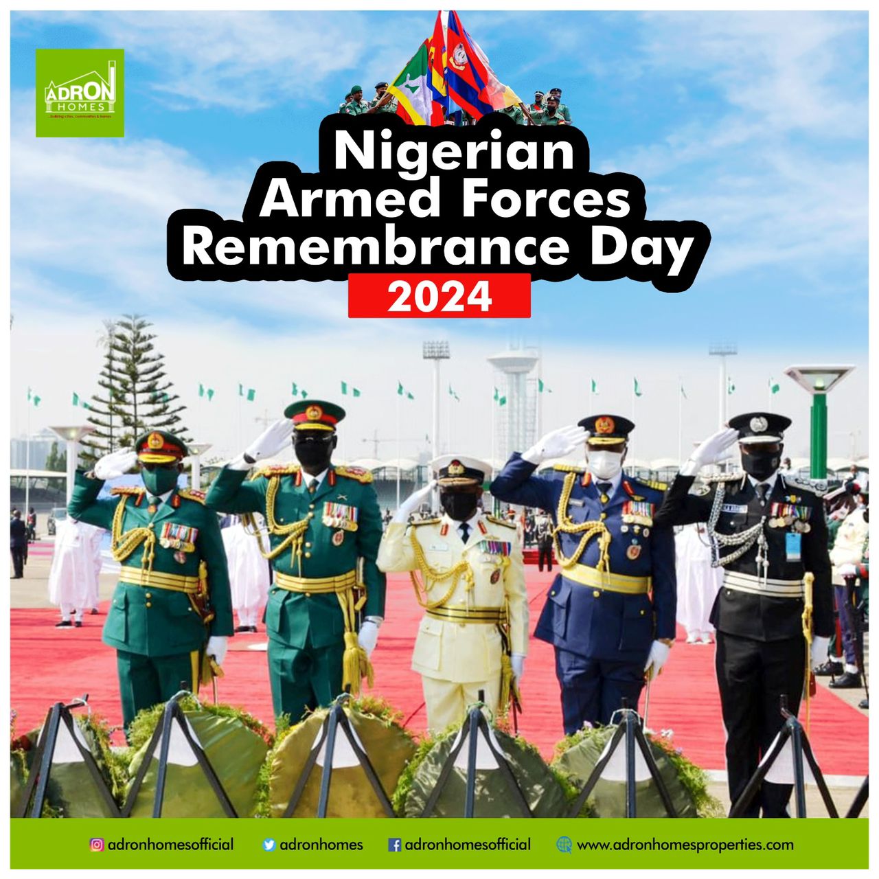 Adron Homes Celebrates Nigerian Army On Armed Forces Remembrance Day 