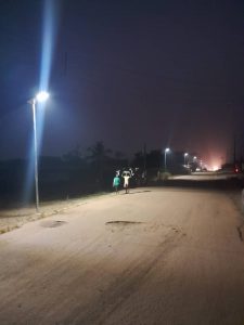 Adekoya Lights Up Buruji Kashamu Community With Solar Street Lights