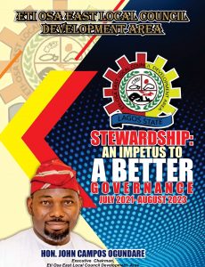 OGUNDARE ON A MISSION TO MAKE ETI-OSA EAST LCDA THE ENVY OF ALL