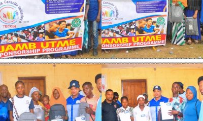 TEENS' CIRCLES CAPACITY INITIATIVE EMPOWERS STUDENTS WITH FREE JAMB FORM, TUTORIALS, LAPTOP BAGS IN OGUN