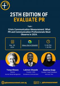 25th Edition of #EvaluatePR Event Hosted by Leading Media Monitoring Consultancy