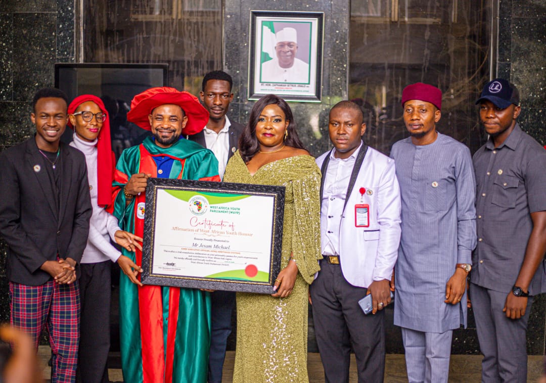 Jesam Micheal Bags Pan African Awards, Charges African Youths On Productivity, innovation, Self dependance