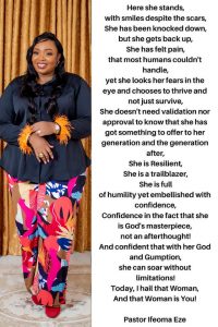 INVEST IN WOMEN: ACCELERATE PROGRESS* Dr Ifeoma Eze