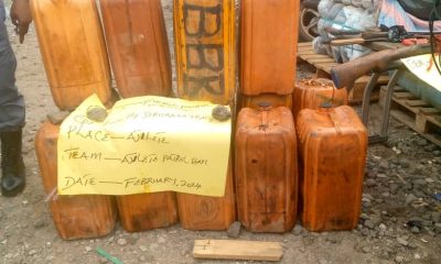 FOU Zone A seizes parboiled rice concealed in jerry cans By Ifeoma Ikem