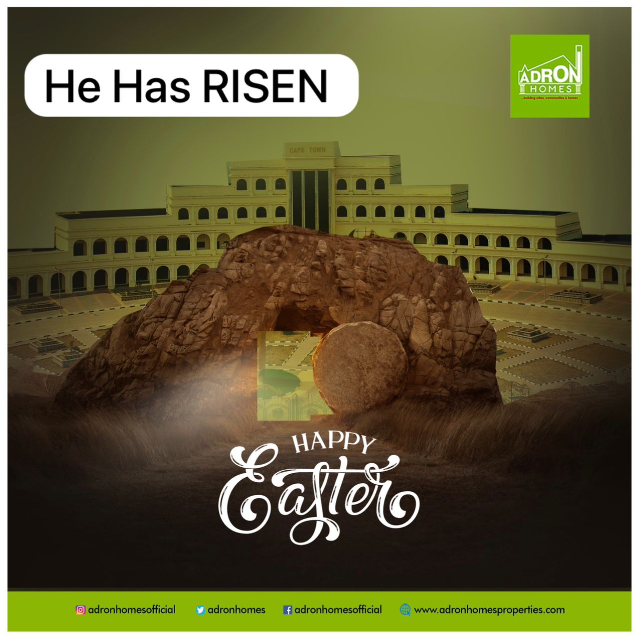Adron Homes Extends Easter Greetings to Christian Community By Adeyemi Obadimu Veron