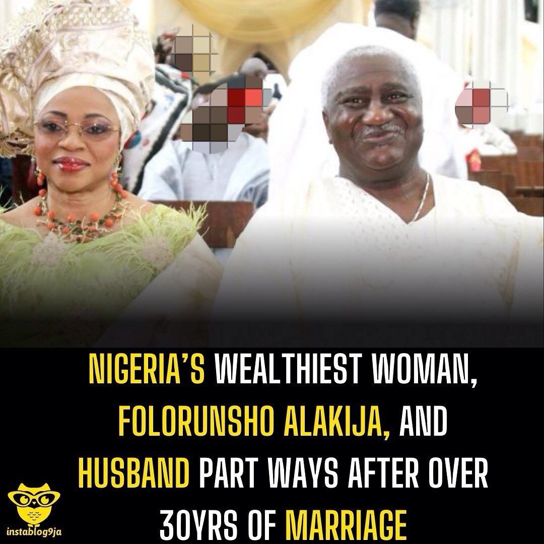 Richest Nigerian woman, Folorunsho Alakija, husband part ways 