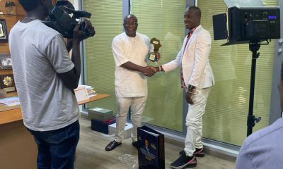 Lekan Ajisafe receives 14th Man of the year award