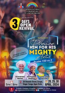 Prophet Kingsley Aitafo Rolls Out 3 Days Prophetic Crusade