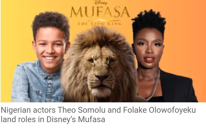 Theo Somolu And Folake Olowofoyeku To Star In Disney’s 'Mufasa'