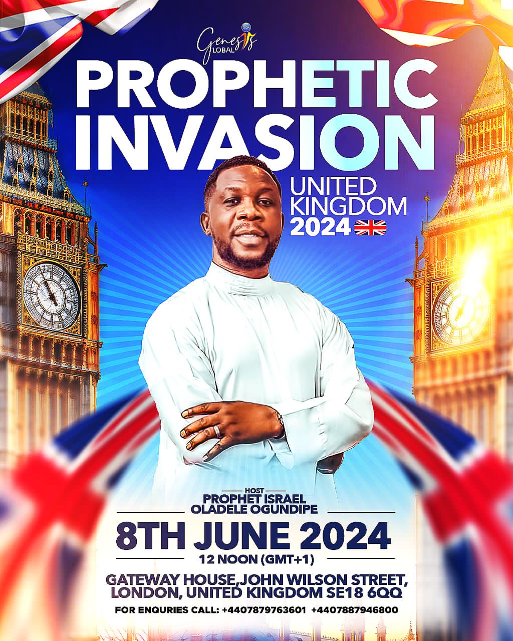 Prophetic Invasion United Kingdom 2024: A Divine Gathering with Prophet Israel Oladele Ogundipe"