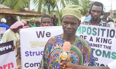 Residents of Odo Iragbushi protest the 10 years delay in appointing a new traditional ruler