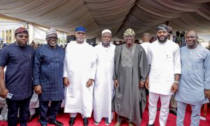 Governors, Speakers, Others Honour Obasa At Father's Fidau Prayers
- Speaker Obasa our best, says Sanwo-Olu
- Lagos Speaker has set a standard for colleagues, Ogundoyin says