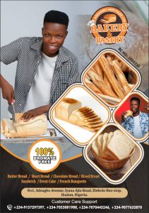 ADEAGBO HERYTAGE LTD: BAKERY/PASTRY WITHOUT KILLERS
~By Oluwaseun Fabiyi