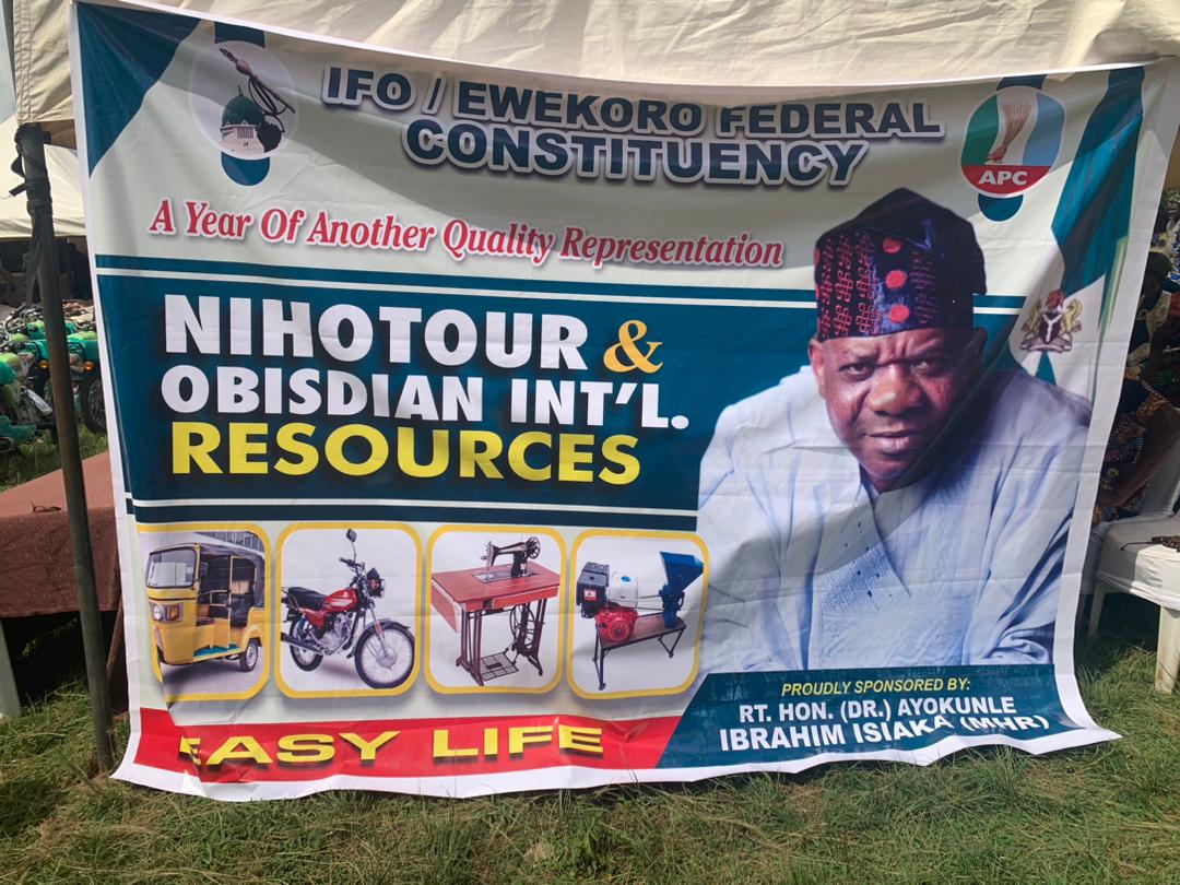 Jubilation As Reps Member, Ibrahim Isiaka' Empowers Constituents, Gives Out Bikes, Tricycles, Grinding Machines, Others