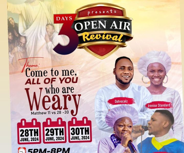 Pro. Kingsley Invites All to 3 Days Open Crusade Of Solution