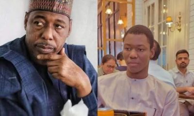 Gov Zulum Denies Murder Allegations Against Son, Issues stern warning Against Peddlers Of Falsehood 