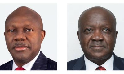 L-R: Sonny Iroche, Independent Non-Executive Director, Heirs General Insurance and Ibrahim Puri, Independent Non-Executive Director, Heirs General Insurance