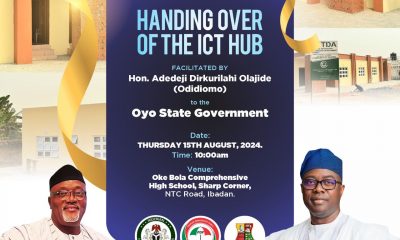 Odidi-Omo Support Group (ODSG) Felicitates and congratulates Odidi- Omo on ICT Hub handing Over