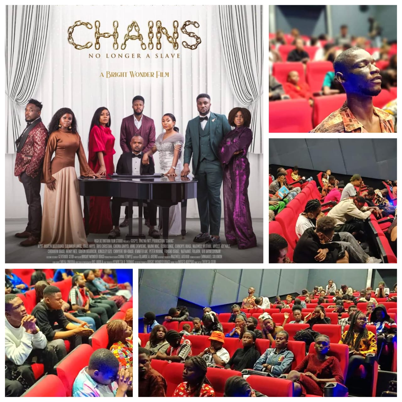 Over 60 People Encounters Christ In One View Of The Movie "CHAINS - No Longer a Slave" In Aba