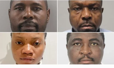 Four Nigerians jailed in UK for forging over 2,000 marriage documents
