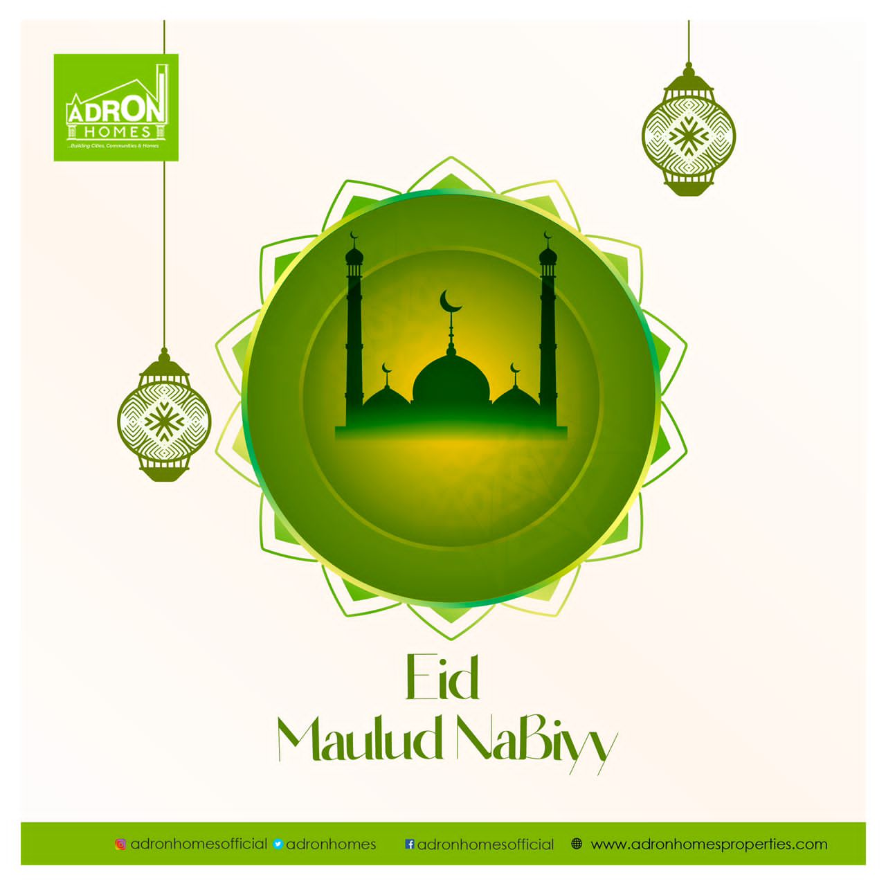 Adron Homes Felicitates with Muslim Faithful on the Occasion of Eid Maulud Nabiyy