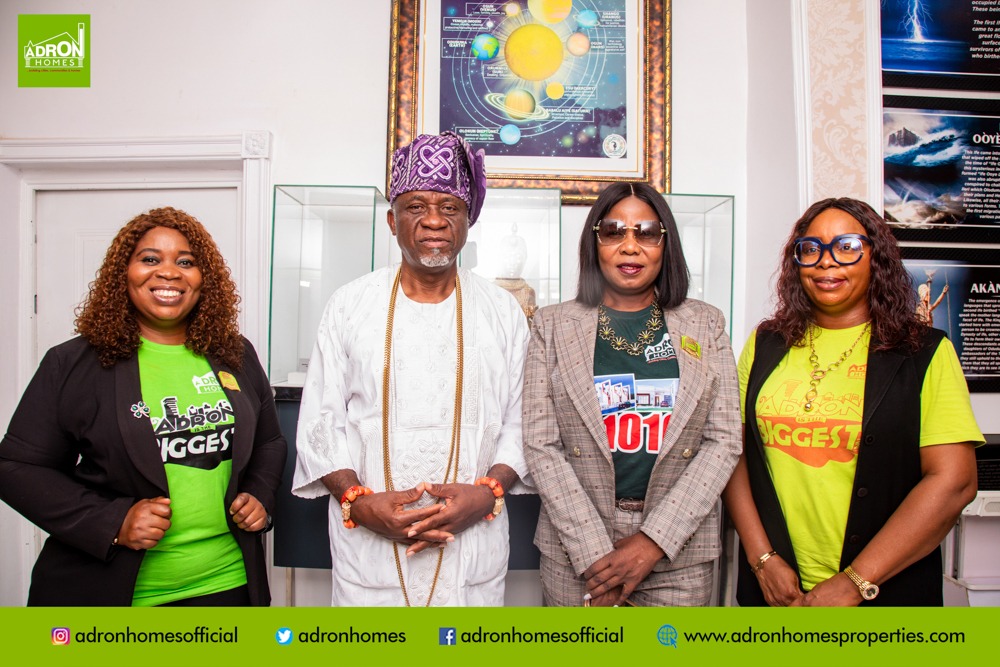 Adron Homes Visits Ooni, Unveils Partnership for Olojo Festival