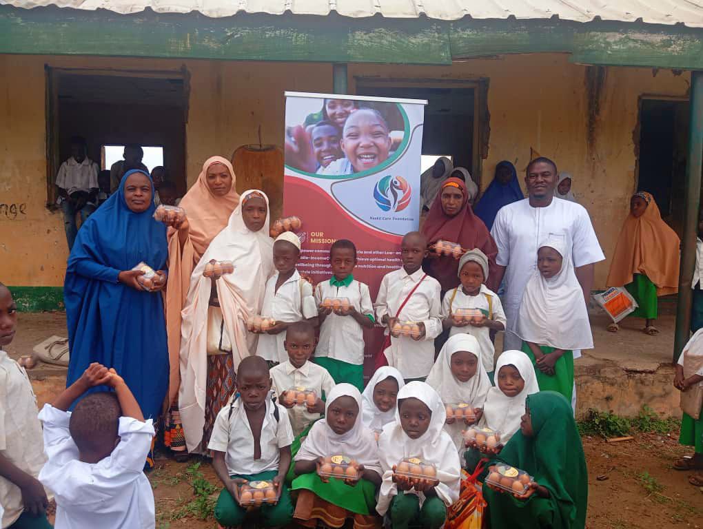 HASBIL CARE FOUNDATION SPREADS HOPE WITH EGG DISTRIBUTION TO NOMADIC PRIMARY SCHOOL STUDENTS IN KADUNA