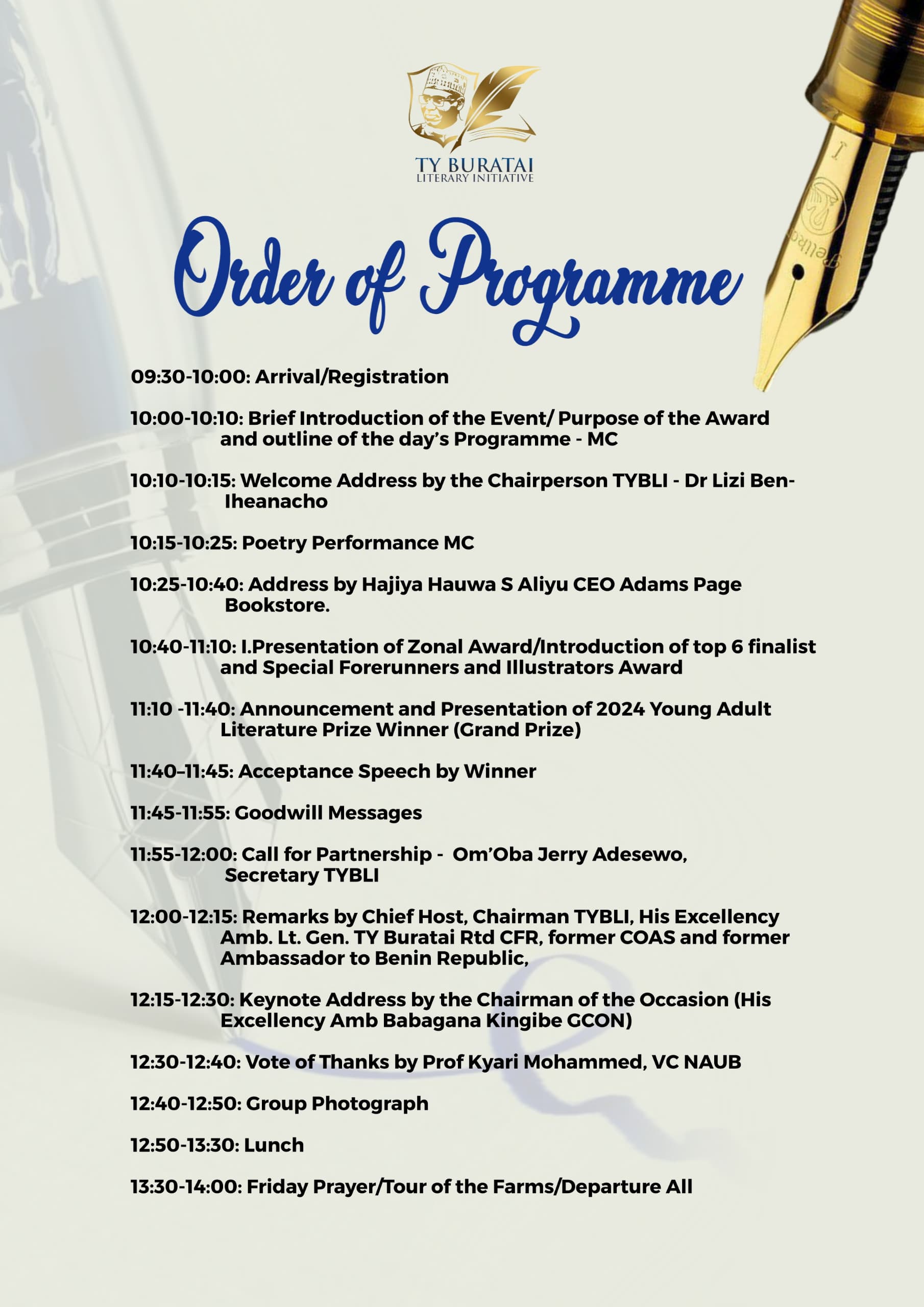 TY Buratai Literary Initiative Recognizes Excellence in Young Adult Literature
By Lawrence Bilal Audu