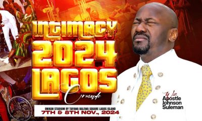 Intimacy 2024 Lagos Crusade with Apostle Johnson Suleman: A Call for 1 Billion Souls for Christ