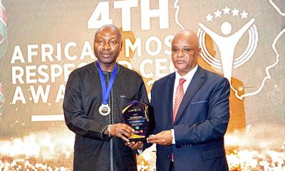 Dr. Olufemi Bakre of Parallex Bank Honoured as “Africa’s Most Respected CEO in Personal Banking” at the Africa's Most Respected CEOs Awards