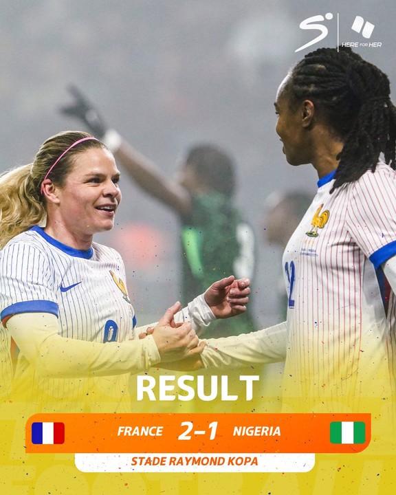 France Beat Nigeria 2 - 1 In Women's International Friendly