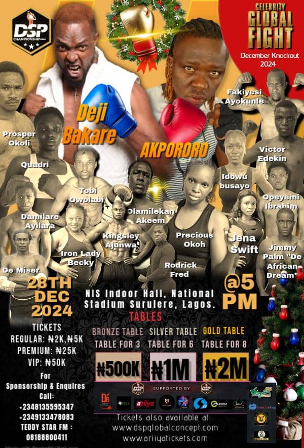 Feud to Main Event Mayhem: The Deji Bakare vs. Akpororo Celebrity Global Mega Fight Story