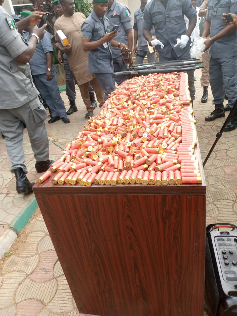 NCS, JBPT Intercept Six Pump-Action Rifles and 1,125 Live Cartridges in Oyo State
By Ifeoma Ikem