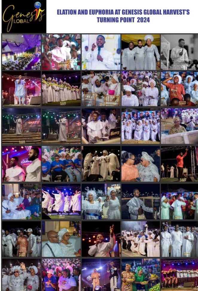 Genesis Global Harvest's Turning Point Event Draws Over 10,000 Worshipers “I am the harvest. If you are unfamiliar with the story, refrain from attacking the glory.” – Oluwaseun Fabiyi