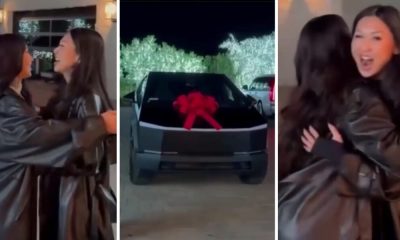 Kim Kardashian Surprises Best Friend Tracy Romulus with a Cybertruck on Her Birthday